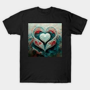 Water Hearts Of Love 5 T-Shirt